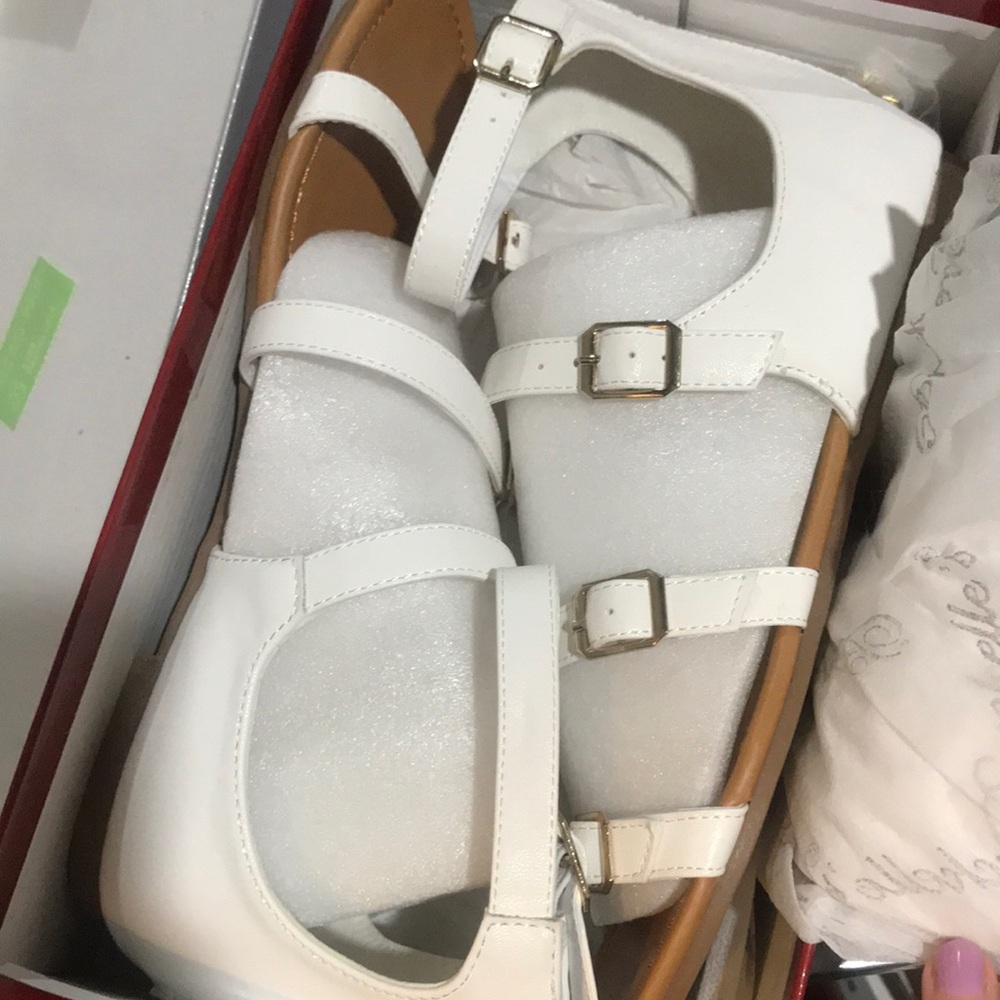 White Strappy Sandals